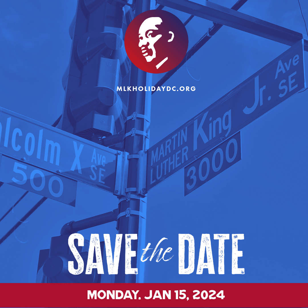 Save The Date Jan. 15, 2024 MLK Holiday Celebration